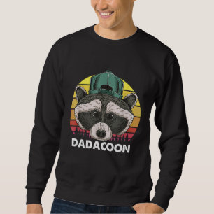 Raccoon Eigentümer Vater Trash Panda Vater Dadacoo Sweatshirt