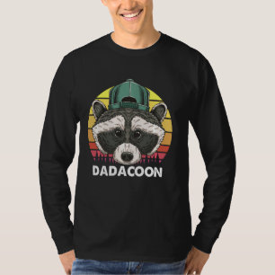 Raccoon Eigentümer Vater Trash Panda Vater Dadacoo T-Shirt