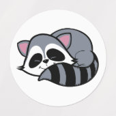 Raccoon Etiketten (Design 2)