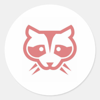 Raccoon Face Sticker