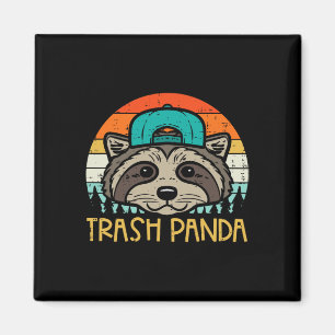 Raccoon Face Trash Panda Cool Street Cat Boys Kids Magnet