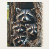 Raccoon-Familie Planer (Rückseite)