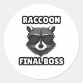 Raccoon Final Boss Sticker (Vorderseite)