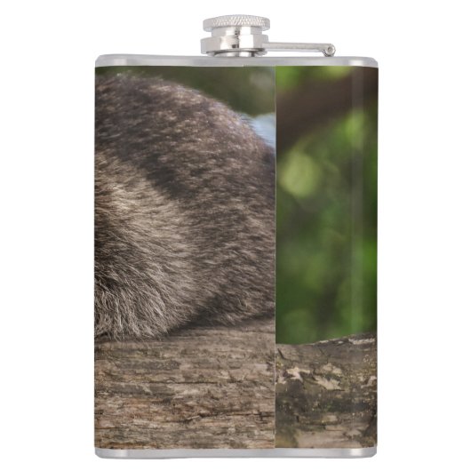 Raccoon Flachmann (Rückseite)