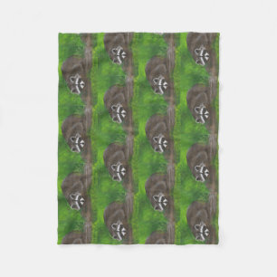 Raccoon Fleecedecke