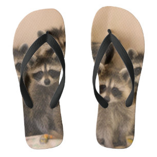 Raccoon flip Flops. Badesandalen