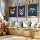 Raccoon | Forest Animal Raccoon Wall Print Poster