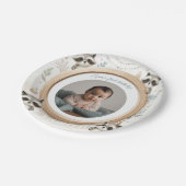 Raccoon-Foto-Rahmen für Kinder zum Geburtstag Pappteller (Schrägansicht)