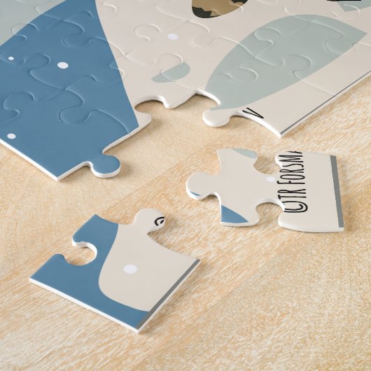 Raccoon.Fox.Magpie Hanukkah 11x14 Puzzle (Seite)