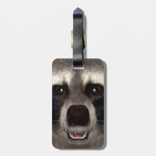 Raccoon Gepäckanhänger (Rückseite vertikal)