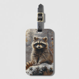 Raccoon-Gepäckmarke Gepäckanhänger