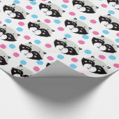 Raccoon Geschenkpapier (Ecke)