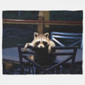 RACCOON GEWARTET FLEECEDECKE (Vorderseite (Horizontal))