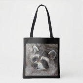 Raccoon-große Tasche. Blühen der wilde Waschbär Tasche (Vorderseite)