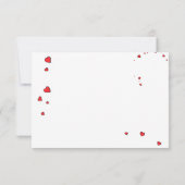 Raccoon Grußkarte Dankeskarte (Rückseite)