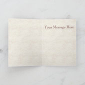 Raccoon Grußkarte Karte (Innenseite)