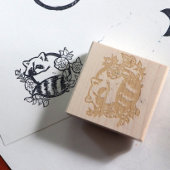 Raccoon Gummistempel