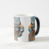 Raccoon Head mit Adventure Style Verwandlungstasse (VorderseiteRechts)