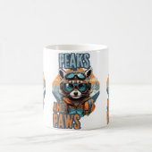 Raccoon Head mit Adventure Style Verwandlungstasse (Mittel)