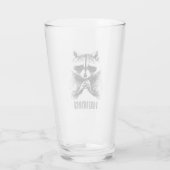 Raccoon Hijinks Glas (Rückseite)