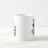 Raccoon Holding Coffee Cup Funny Trash Panda Mug Kaffeetasse (Mittel)