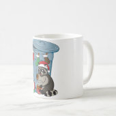 Raccoon Holiday Kaffeetasse (VorderseiteRechts)