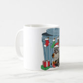 Raccoon Holiday Kaffeetasse (Vorderseite Links)