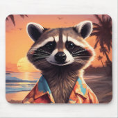 Raccoon Holiday Mousepad (Vorne)