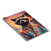 Raccoon Holiday Notizblock (Rechte Seite)