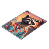 Raccoon Holiday Notizblock (Linke Seite)