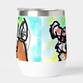 Raccoon-Hund niedlich (Rechts)