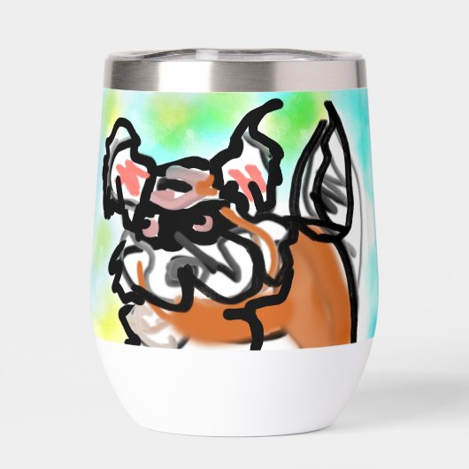 Raccoon-Hund niedlich (Rückseite)