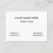 Raccoon I am A Night Owl Funny Raccoon Visitenkarte (Rückseite)