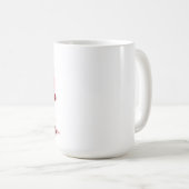 Raccoon im Mülleimer-Valentinstag Kaffeetasse (VorderseiteRechts)