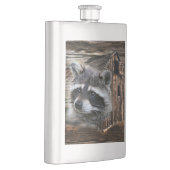 Raccoon in der alten Scheune Flachmann (Rechts)