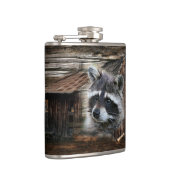 Raccoon in der alten Scheune Flachmann (Rechts)