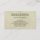 Raccoon in der Weihnachtsmannmütze in der Urlaubsa Visitenkarte (Rückseite)