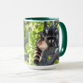 Raccoon in einem Baum Tasse (VorderseiteRechts)