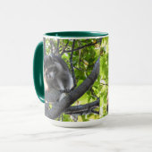 Raccoon in einem Baum Tasse (Vorderseite Links)