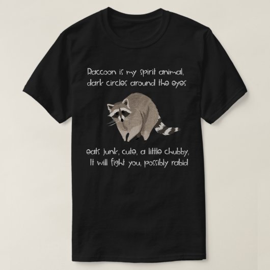 Raccoon ist mein geiles Shirt Classic TShirt (Design vorne)