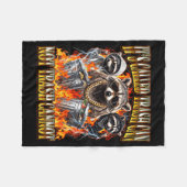 Raccoon It's Called Trash Can Not Trash Cannot Fun Fleecedecke (Vorderseite (Horizontal))