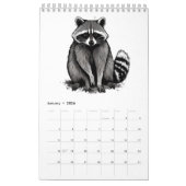 Raccoon Kalender (Jan 2026)