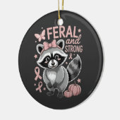 Raccoon Keramik Ornament (Links)