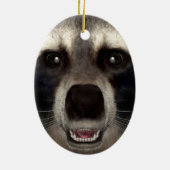 Raccoon Keramik Ornament (Hinten)