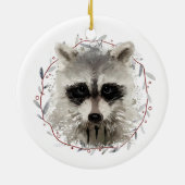 Raccoon Keramik Ornament (Hinten)
