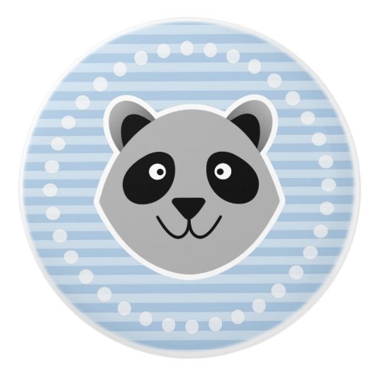 Raccoon Keramikknauf (Vorderseite)