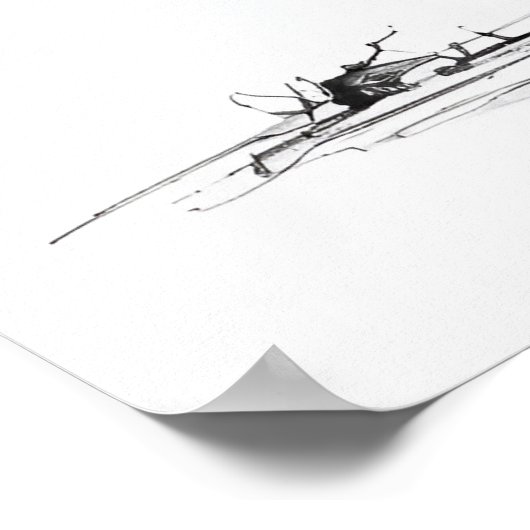 Raccoon - Kunstdruckerei Poster (Ecke)