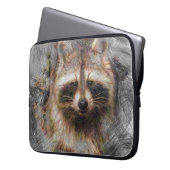 Raccoon Laptopschutzhülle (Vorderseite Links)