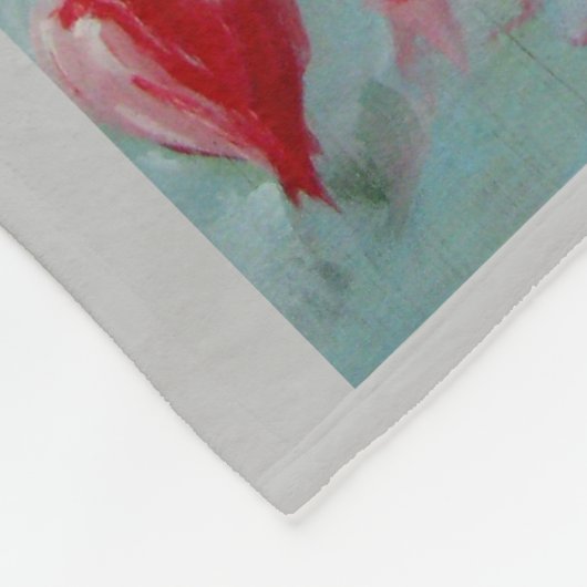 Raccoon-Liebe Fleecedecke (Ecke)