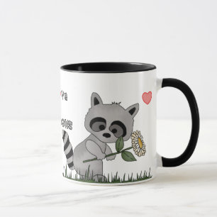 Raccoon-Liebe Tasse